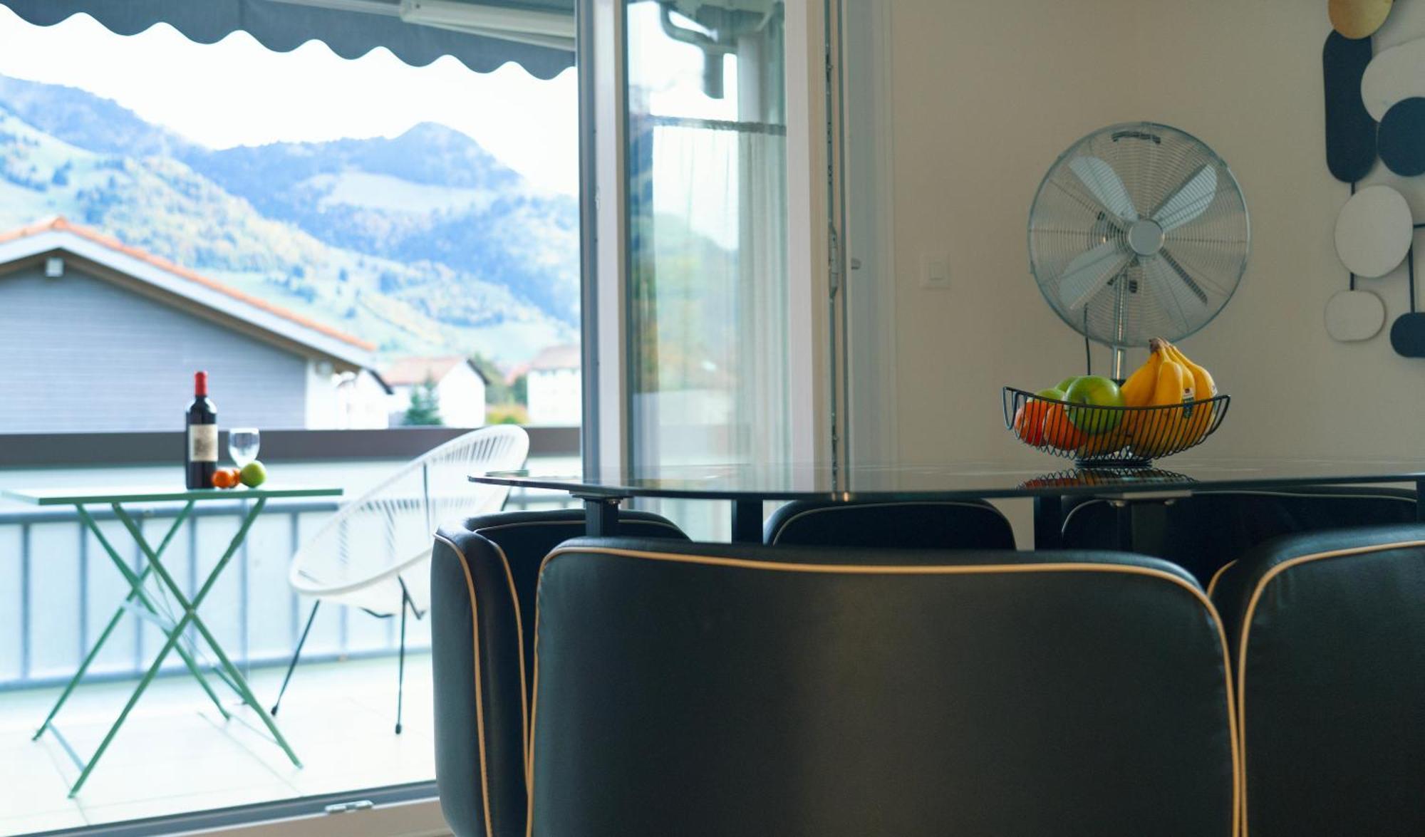 Gruyere Alpes Appartement 3 Chambres Bbq Parking Neirivue Exterior foto