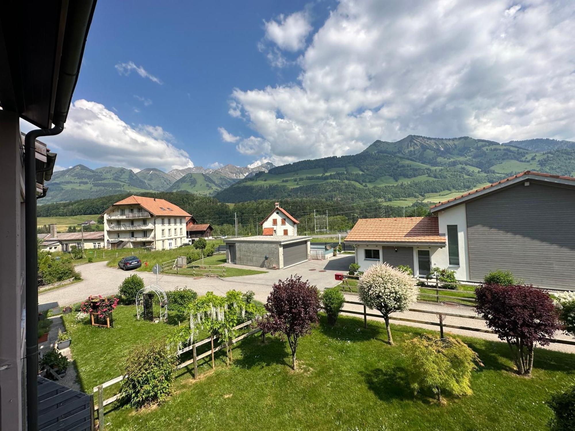 Gruyere Alpes Appartement 3 Chambres Bbq Parking Neirivue Exterior foto