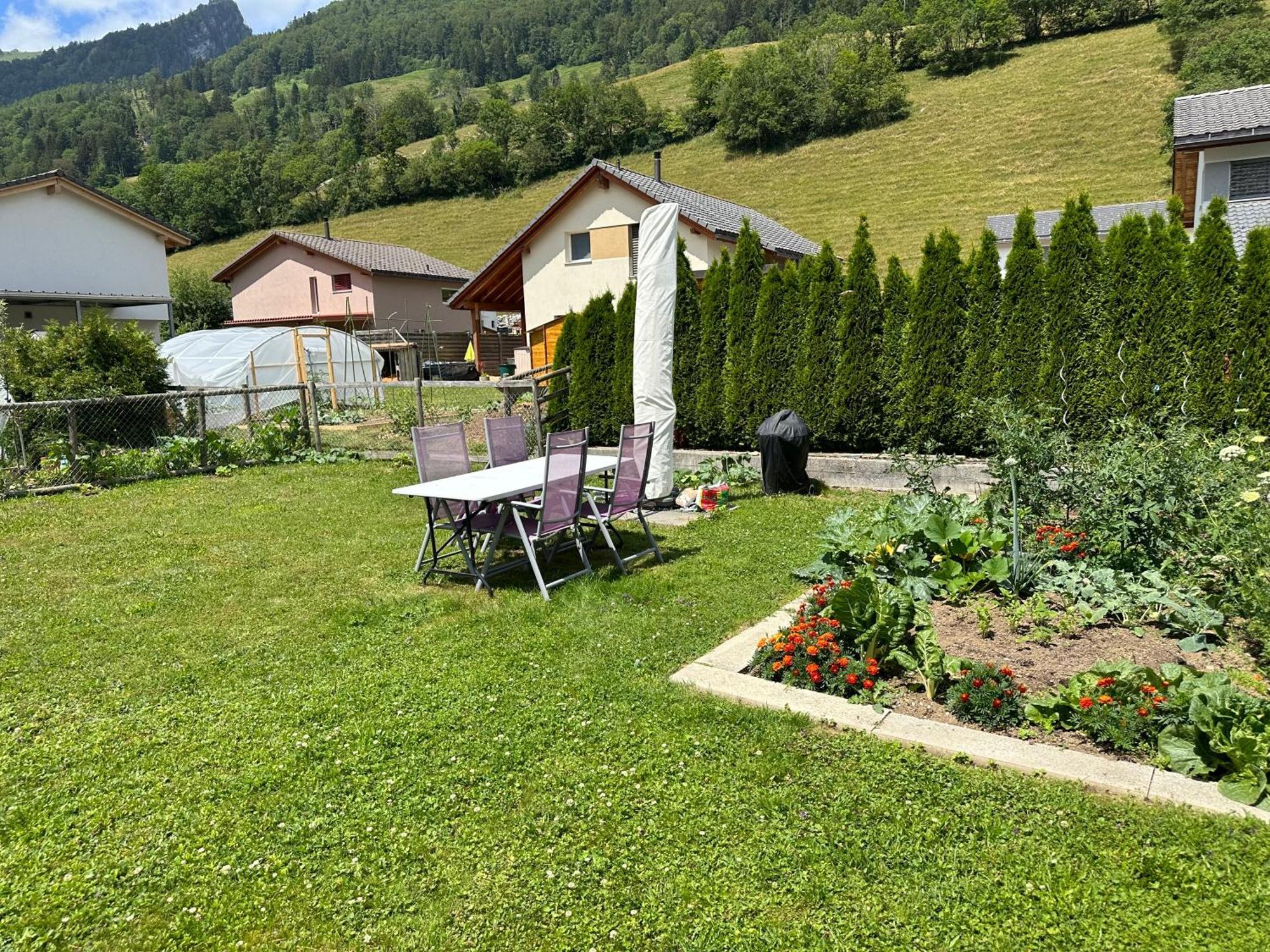 Gruyere Alpes Appartement 3 Chambres Bbq Parking Neirivue Exterior foto
